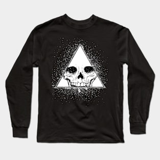 Triangle skull Long Sleeve T-Shirt